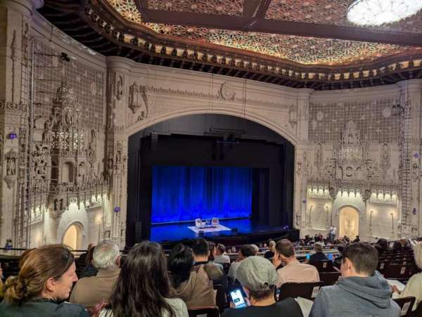Orpheum Theatre, San Francisco, section: Mezzanine L, row: L, seat: 15