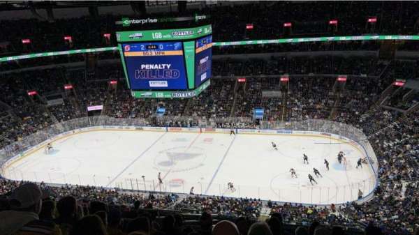 Enterprise Center, section: 318, row: N, seat: 14