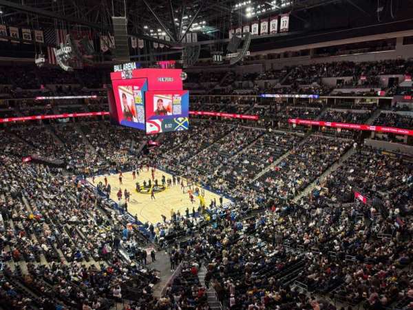 Ball Arena, section: 367, row: 2WC, seat: 14