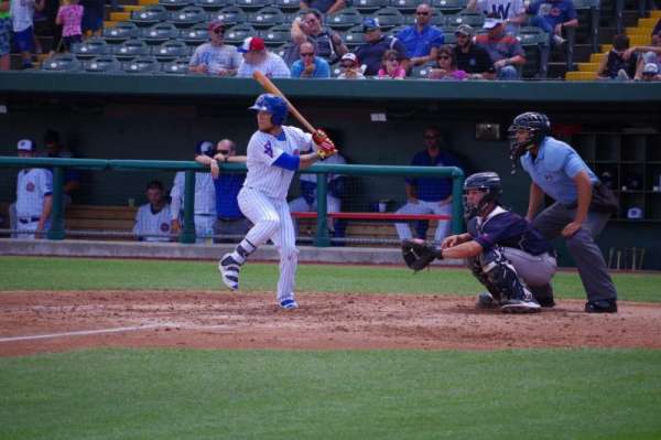 Four Winds Field, section: 115, row: A, seat: 17