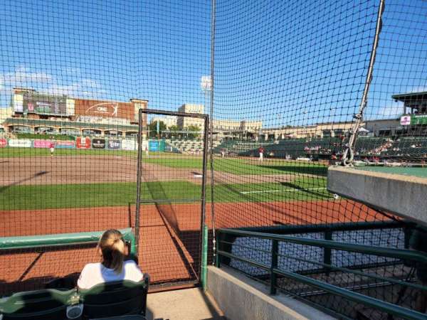 Parkview Field, section: 114, row: F, seat: 1
