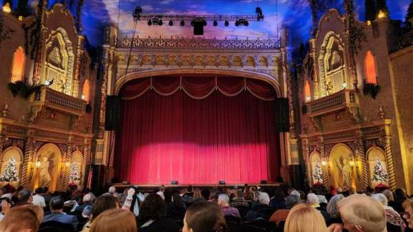 The Paramount Theatre Centre & Ballroom, section: Orchestra Center, row: U, seat: 7