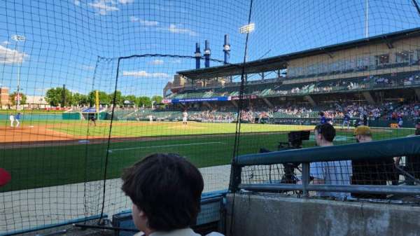 Victory Field, section: 107, row: C, seat: 2