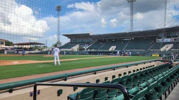 Joker Marchant Stadium, section: 112, row: CC, seat: 1