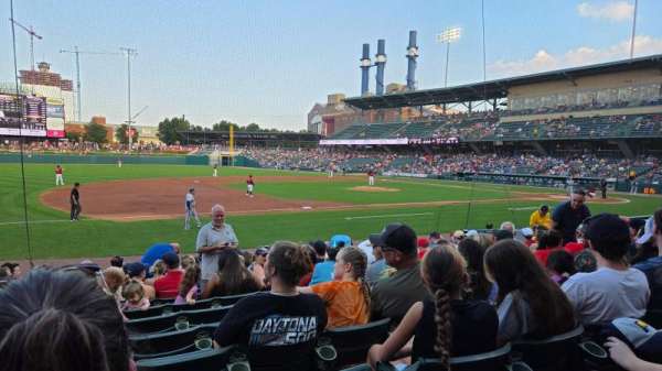Victory Field, section: 107, row: N, seat: 20