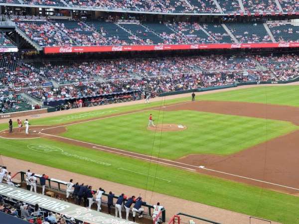 Truist Park, section: 216, row: 1, seat: 17