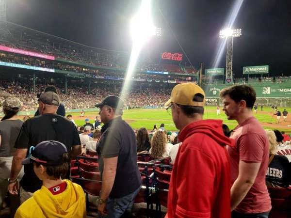 Fenway Park, section: Loge Box 115, row: AA, seat: 7