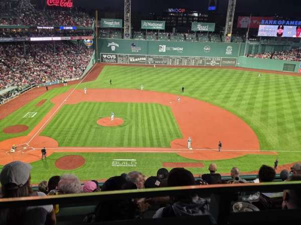 Fenway Park, section: Pavilion Box 5, row: A, seat: 11
