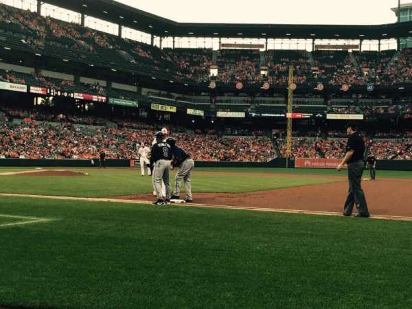 Oriole Park at Camden Yards, section: 18, row: 1, seat: 3