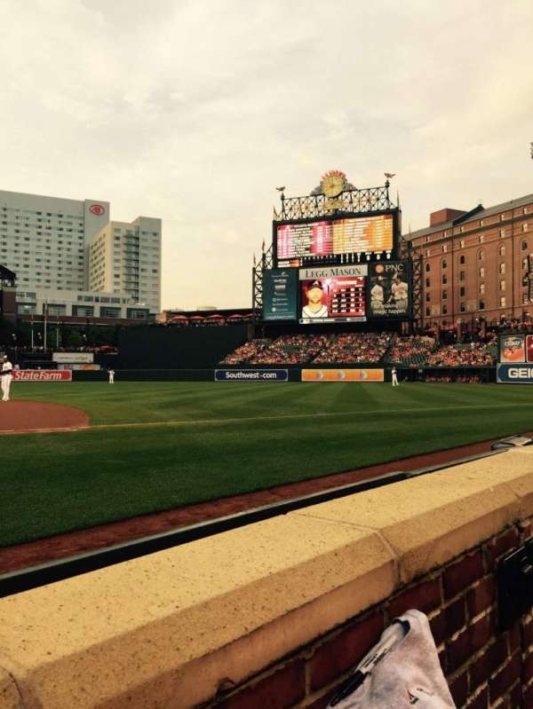 Oriole Park at Camden Yards, section: 18, row: 1, seat: 3