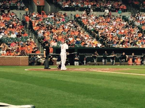 Oriole Park at Camden Yards, section: 18, row: 1, seat: 3