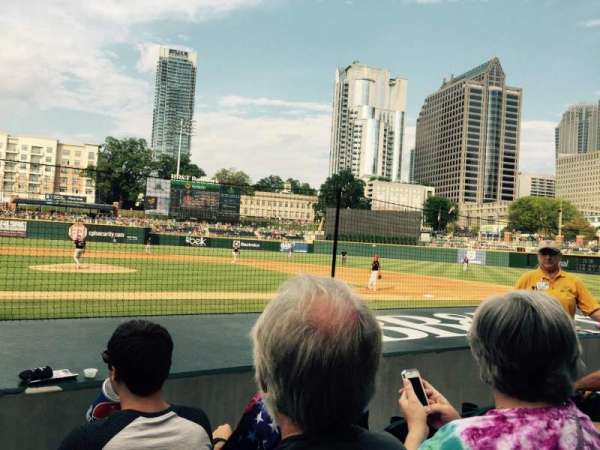 Truist Field, section: 108, row: G, seat: 7