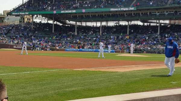Wrigley Field, section: 8, row: 3, seat: 12