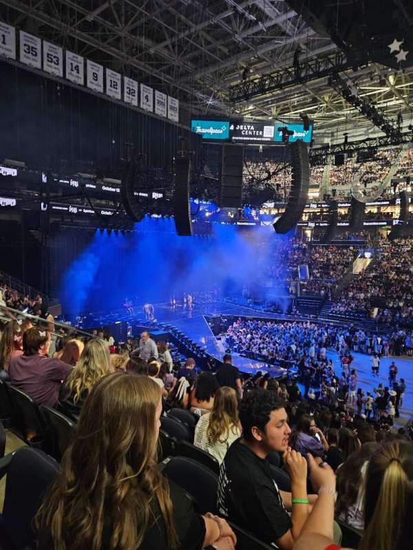 Delta Center, section: 7, row: 20, seat: 5