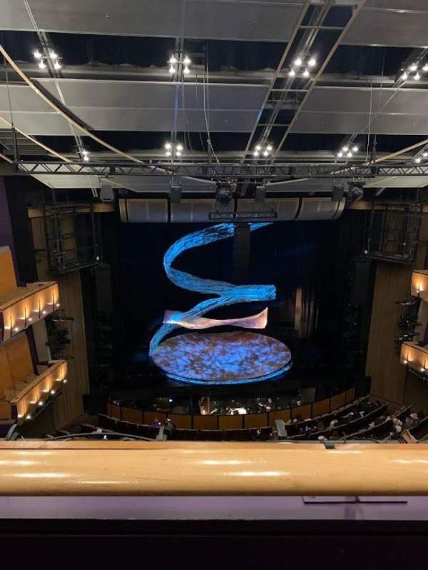 Ahmanson Theatre, section: Balcony, row: A, seat: 29