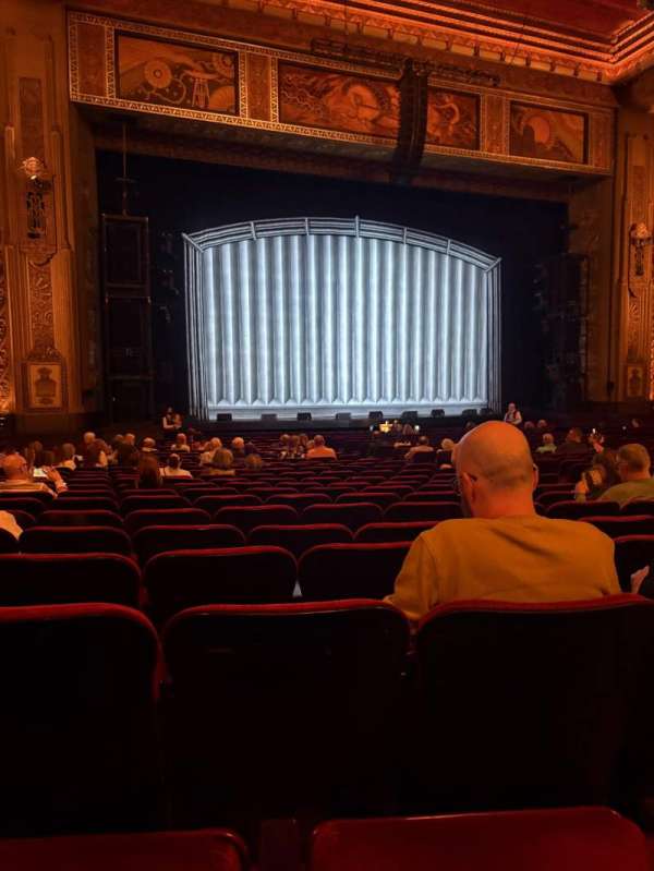Hollywood Pantages Theatre, section: Orchestra LC, row: X, seat: 310