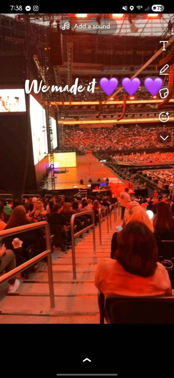 Allegiant Stadium, section: 117, row: 24, seat: 22