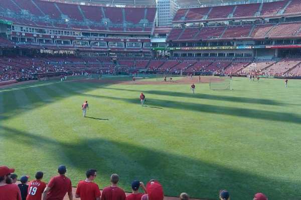Great American Ball Park, section: 143, row: H, seat: 10