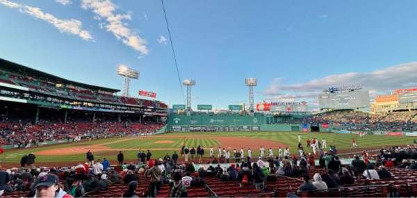Fenway Park, section: Loge Box 115, row: EE, seat: 5