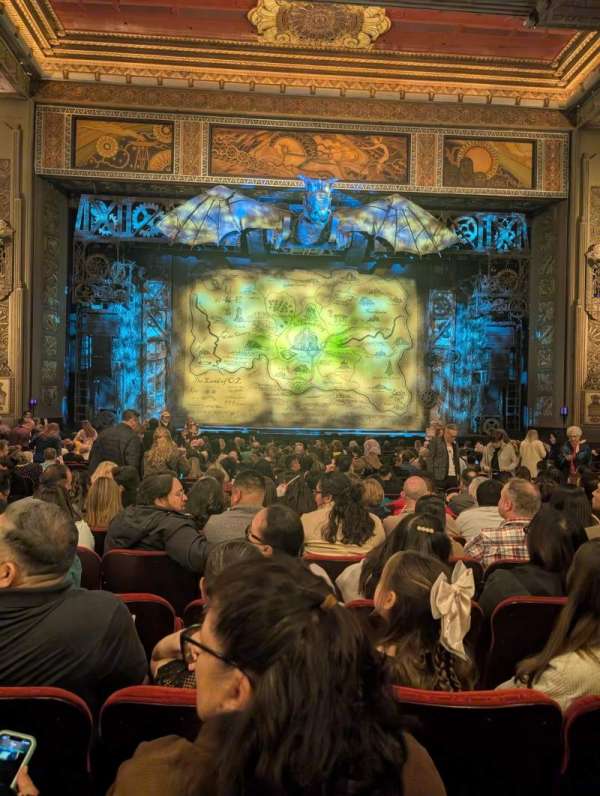 Hollywood Pantages Theatre, section: Orchestra C, row: W, seat: 111