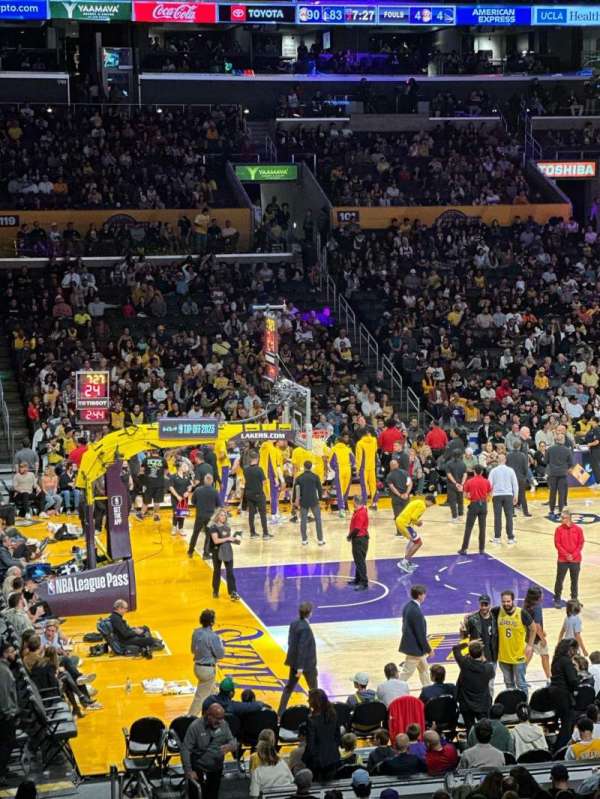 Crypto.com Arena, section: PR16, row: 3, seat: 4
