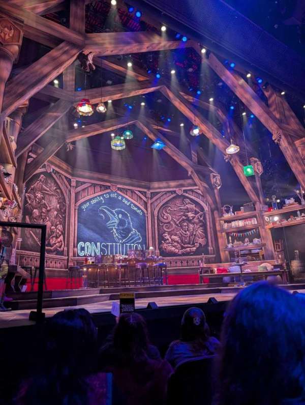 Stage 42, section: Orchestra L, row: D, seat: 5