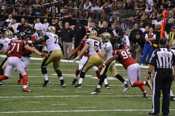 Caesars Superdome, section: 104, row: 2, seat: 20