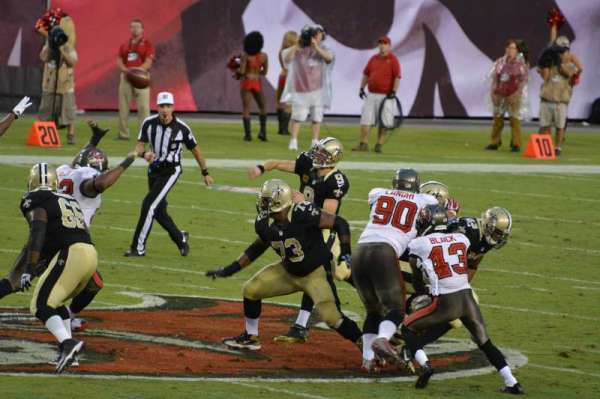 Raymond James Stadium, section: 132, row: n, seat: 19