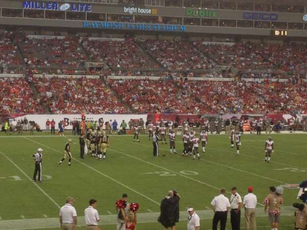 Raymond James Stadium, section: 132, row: n, seat: 19