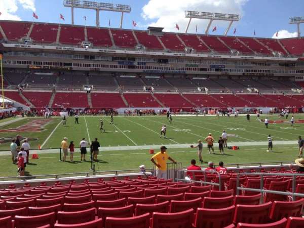 Raymond James Stadium, section: 132, row: n, seat: 19