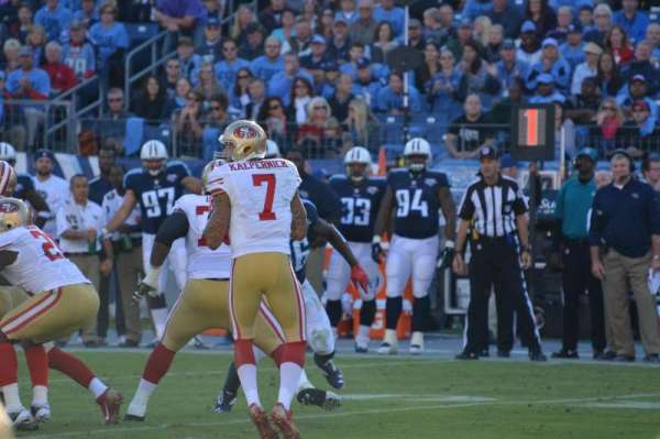 Nissan Stadium, section: 110, row: A, seat: 10