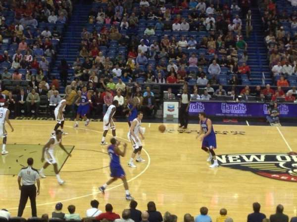 Smoothie King Center, section: 101, row: 23, seat: 7