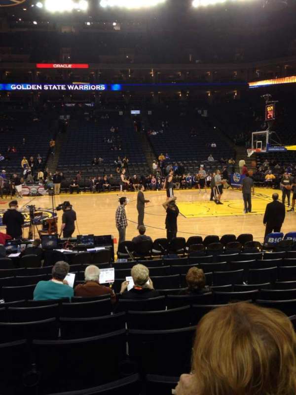 Oakland Arena, section: 128, row: 5, seat: 9