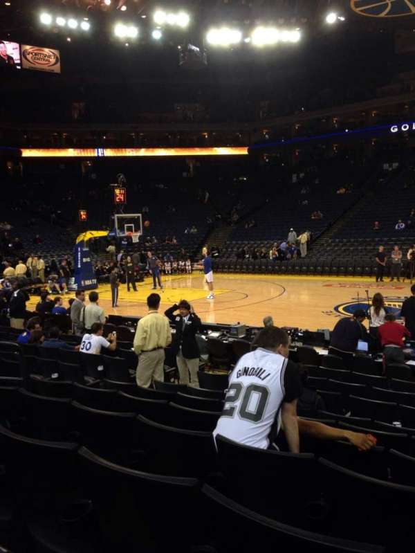 Oakland Arena, section: 128, row: 5, seat: 9