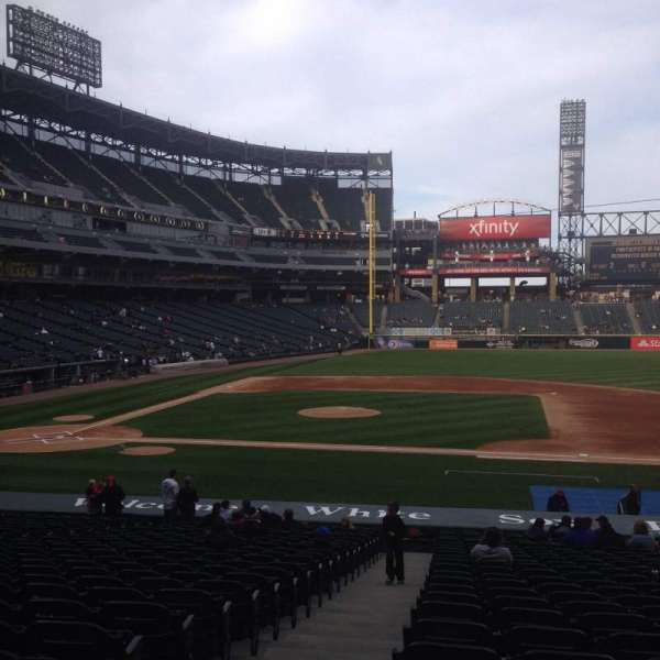 Rate Field, section: 124, row: 29, seat: 8
