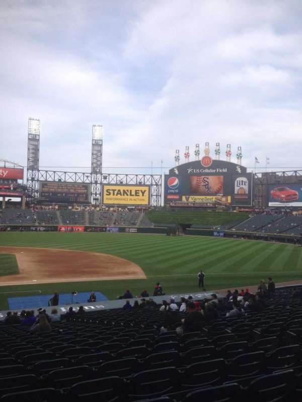 Rate Field, section: 124, row: 29, seat: 8