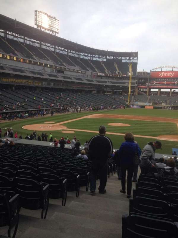 Rate Field, section: 124, row: 29, seat: 8