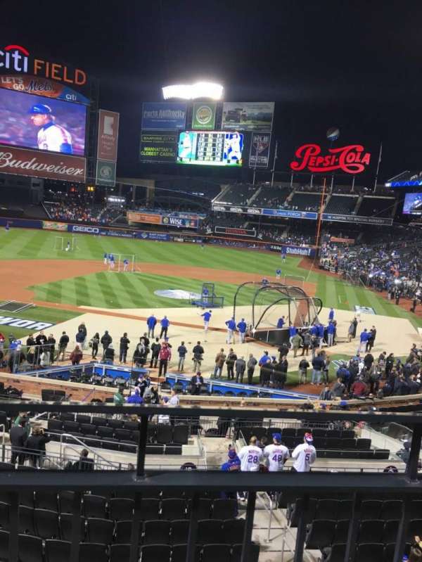 Citi Field, section: 119, row: 1-wc, seat: 5