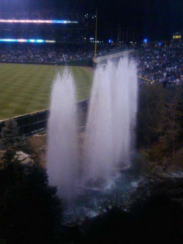Coors Field, section: rockpile