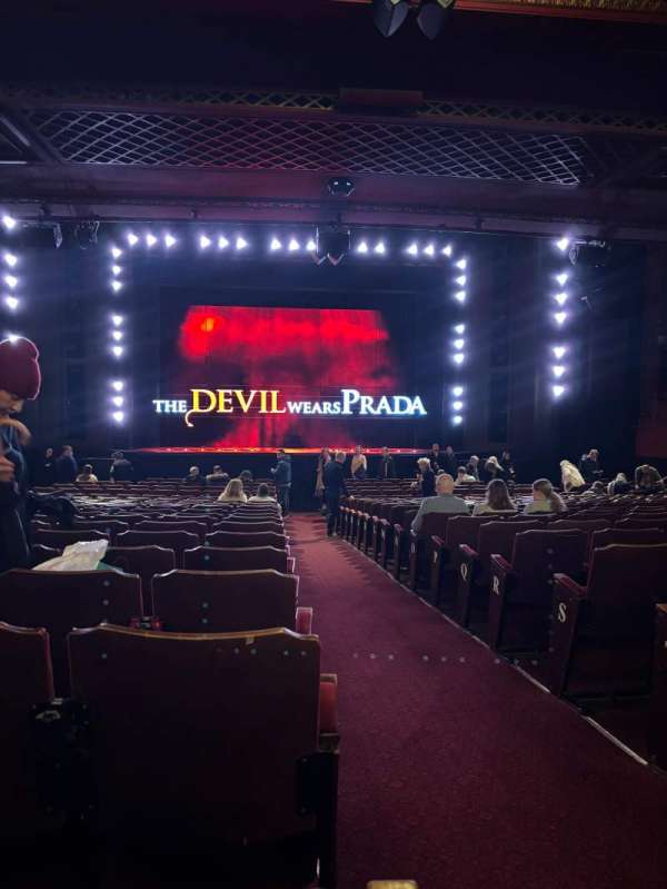 Dominion Theatre, section: Stalls, row: W, seat: 25