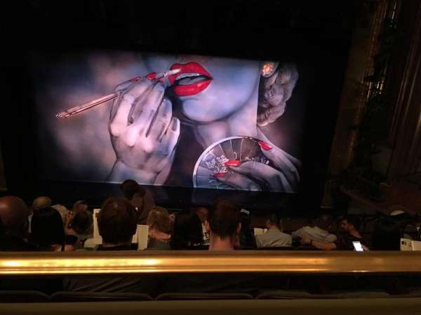 Nederlander Theatre, section: Mezzanine, row: G, seat: 105