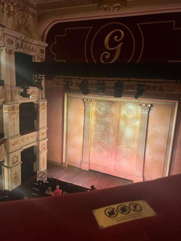 Garrick Theatre, section: Grand Circle, row: A, seat: 3