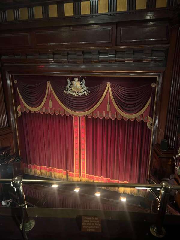 St. Martins Theatre, section: Upper Circle, row: B, seat: 16