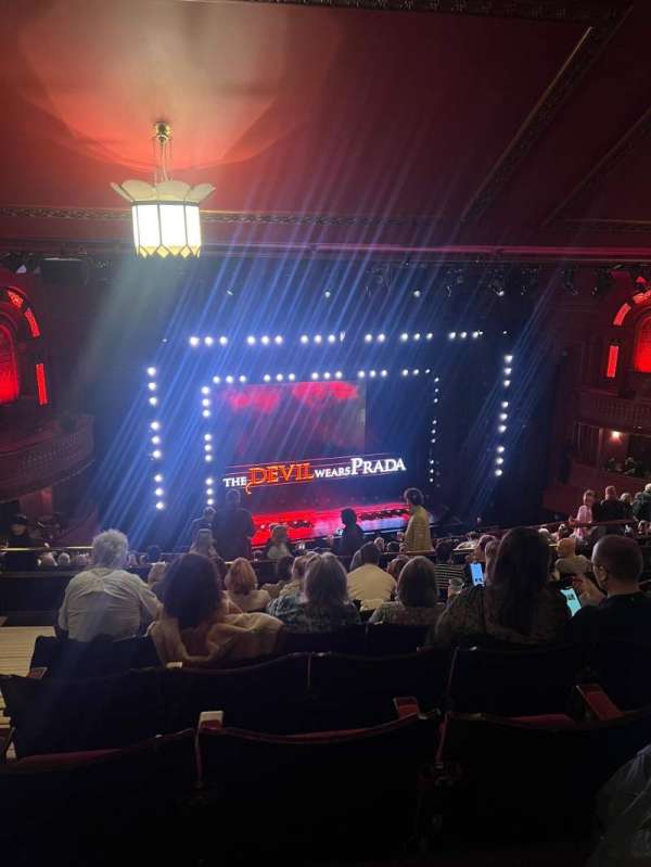 Dominion Theatre, section: Circle, row: Q, seat: 39