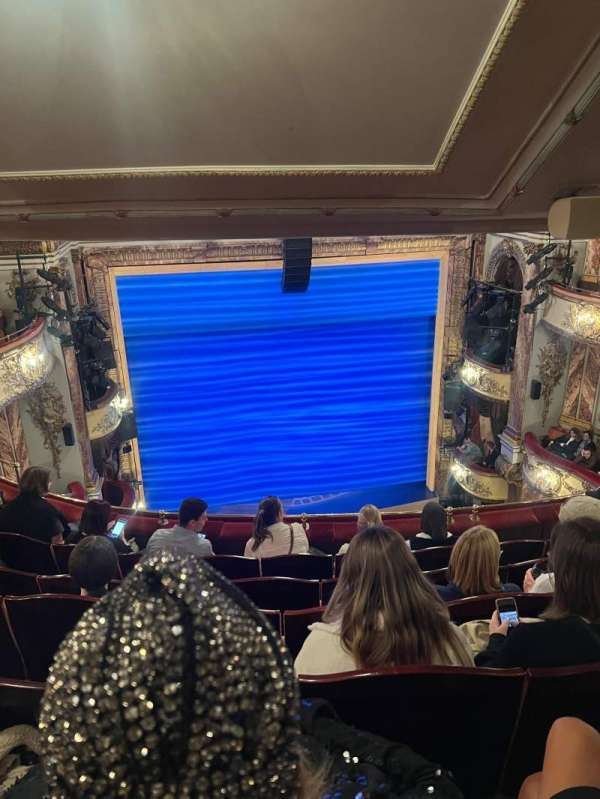 Novello Theatre, section: Grand Circle, row: F, seat: 20
