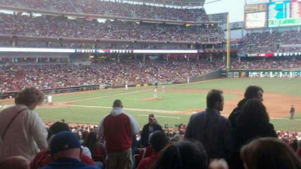 Great American Ball Park, section: 130, row: U, seat: 12