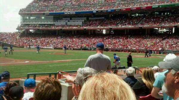 Great American Ball Park, section: 114, row: K, seat: 5