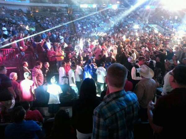 American Airlines Center, section: 109, row: f, seat: 1