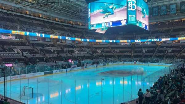 SAP Center, section: 120, row: 14, seat: 4