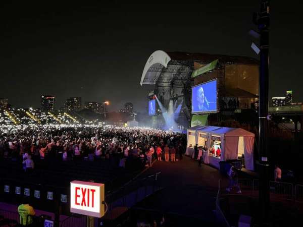 Huntington Bank Pavilion at Northerly Island, section: VIP, row: Grandstand
